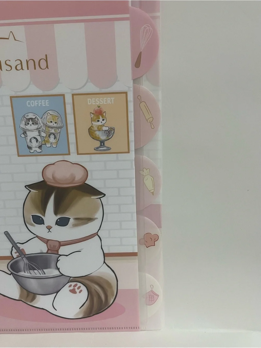 Mofusand Five Pocket File Folder